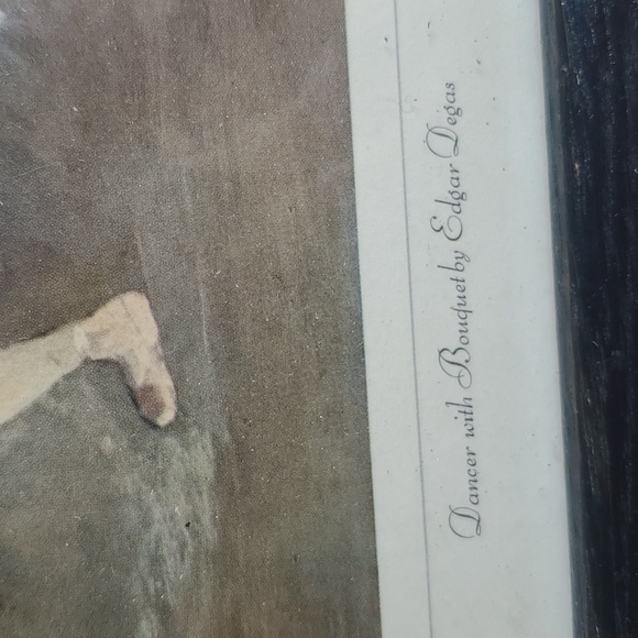 THE DANCER AND THE BOUQUET BY DEGAS - Picture 2 of 7